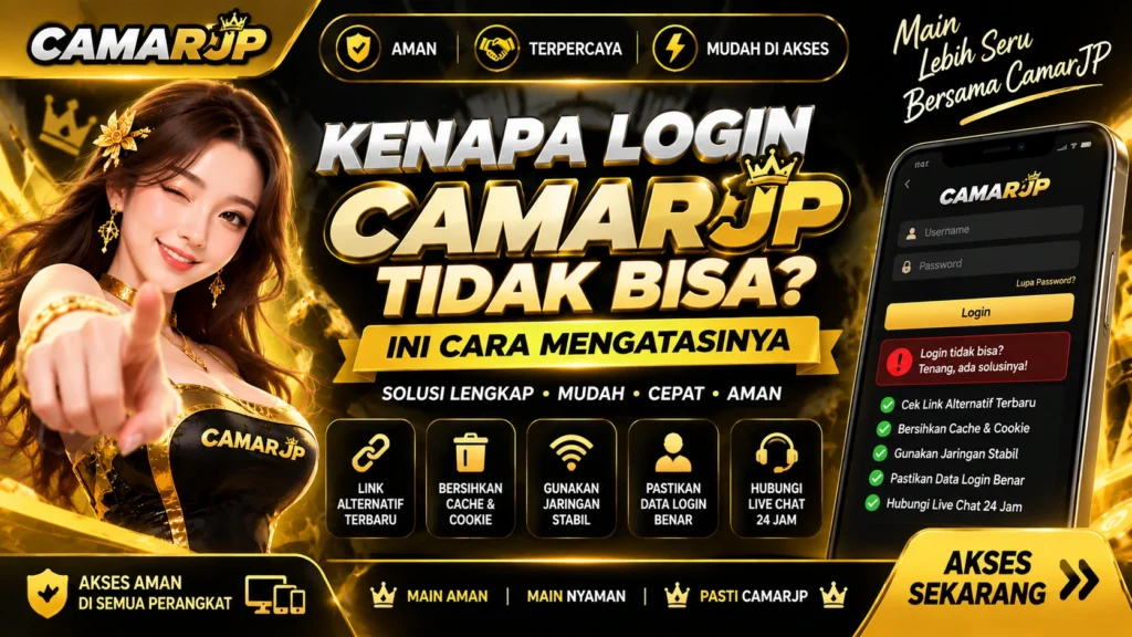 Kenapa Login CamarJP Tidak Bisa? Ini Cara Mengatasinya