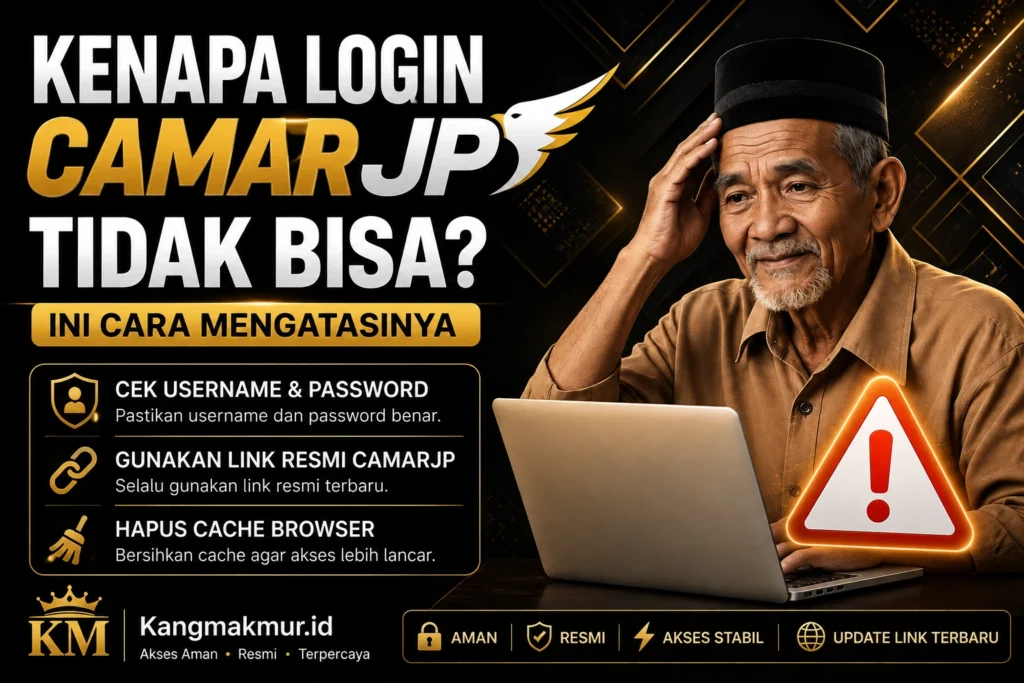 Kenapa Login CamarJP Tidak Bisa? Ini Cara Mengatasinya