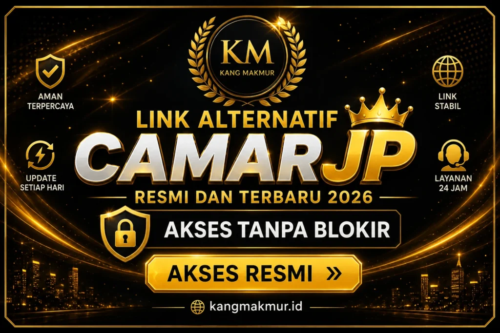 Banner Link Alternatif CamarJP Resmi Tanpa Blokir 2026